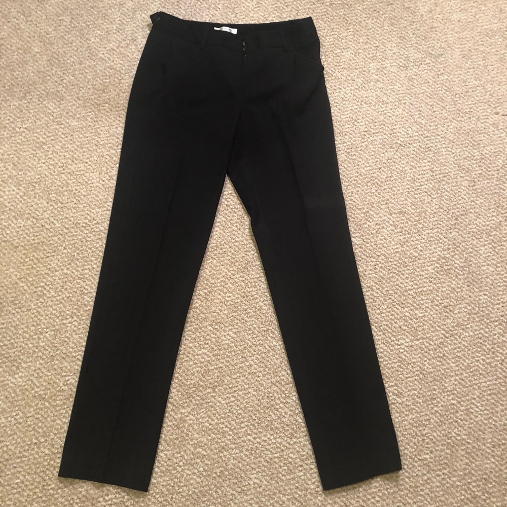 3/$20 Black straight leg dress pants